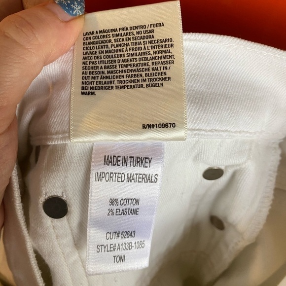 NWOT AGOLDE Toni Mid Rise Straight Jeans - Picture 10 of 15